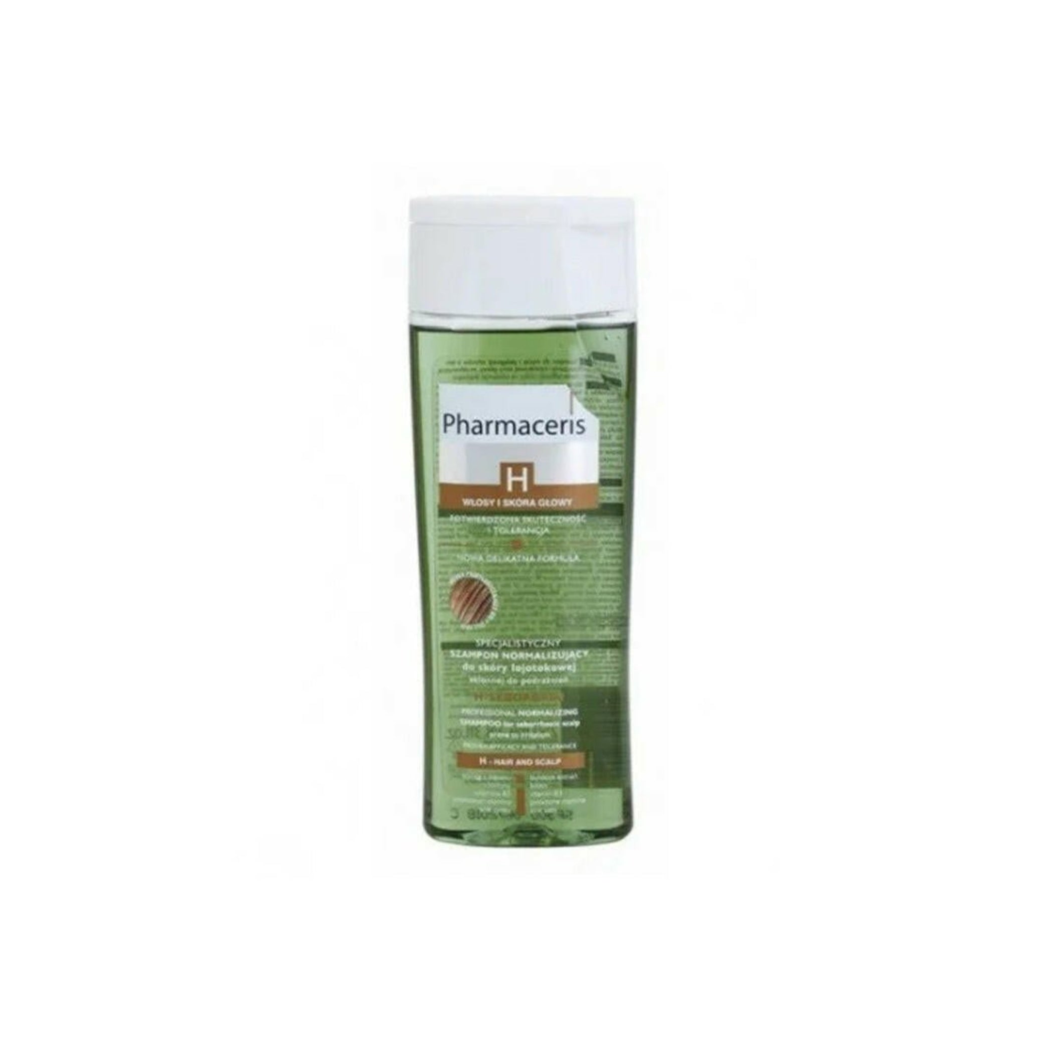 PHARMACERIS SHAMPOOING NORMALISANT CHEVEUX GRAS H-SEBOPURINE 250 ML.