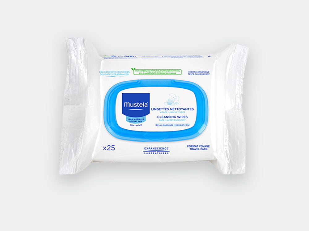 MUSTELA Lingettes Nettoyantes à l'Avocat