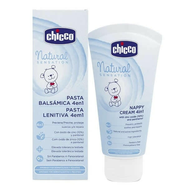 Chicco Nappy Cream 4 en 1 Natural Sensation 100 ML.