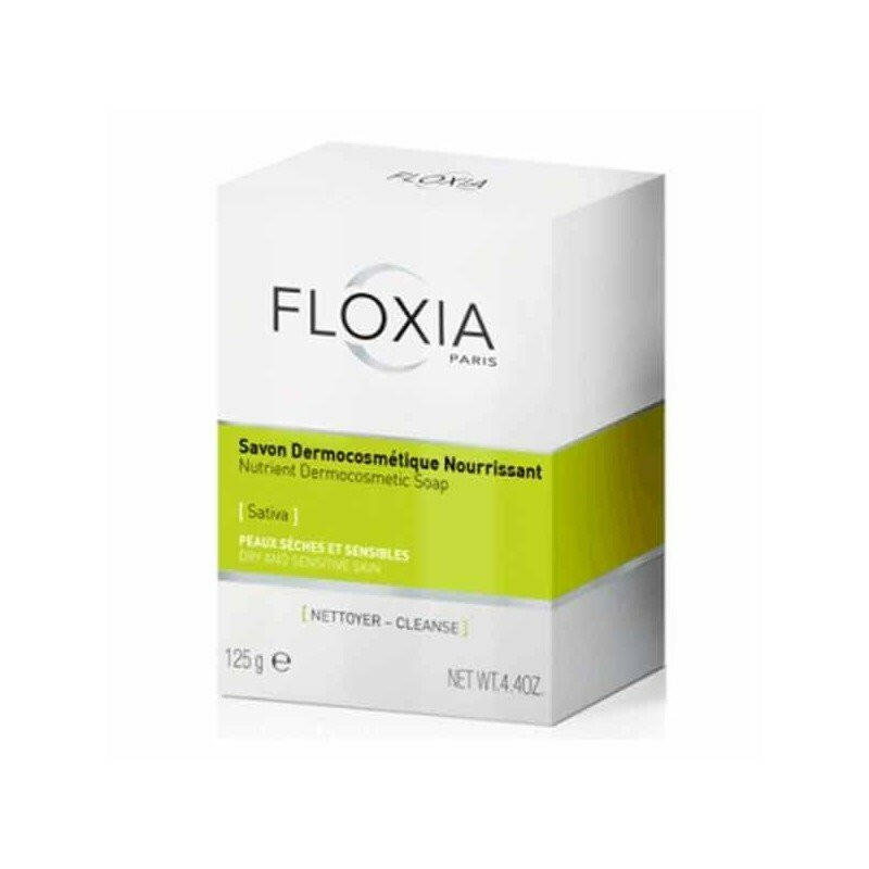 Floxia SAVON DERMOCOSMÉTIQUE NOURRISSANT PEAU SECHE 125g.