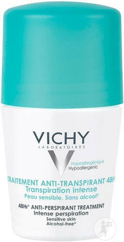 VICHY DEODORANT BILLE ANTI-TRANSPIRANT ANTI-TRACES 50ML.