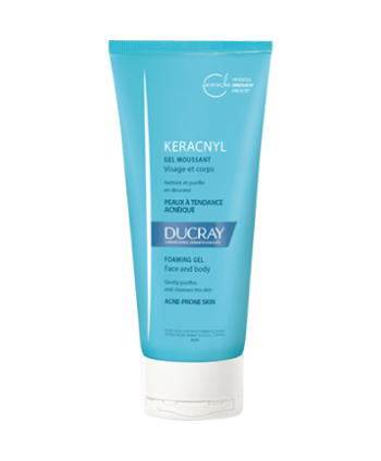 Ducray KERACNYL GEL MOUSSANT VISAGE ET CORPS, 200ml