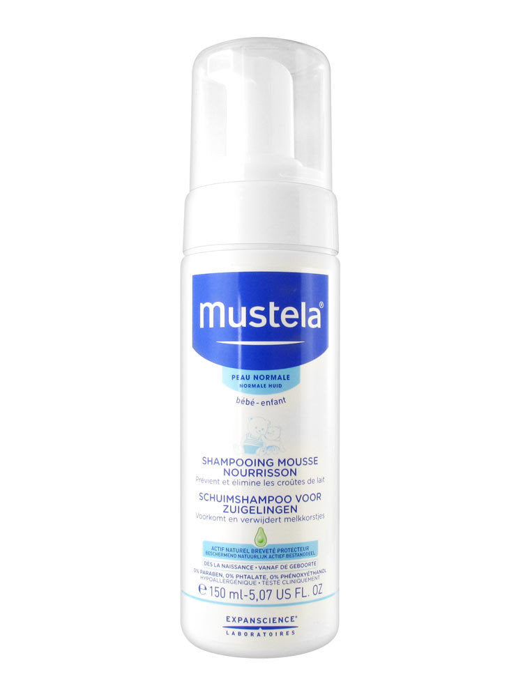 MUSTELA Shampooing Mousse Nourrissant croute de lait 150ml