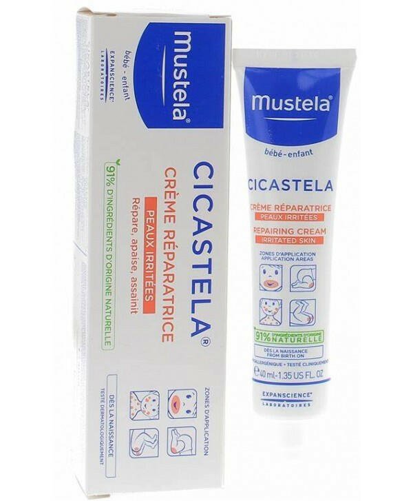 Mustela Cicastela Crème Réparatrice.