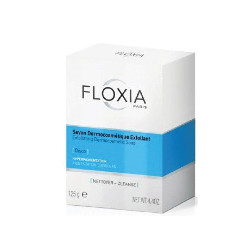 FLOXIA SAVON DERMOCOSMÉTIQUE EXFOLIANT ECLAIRCISSANT, 125G