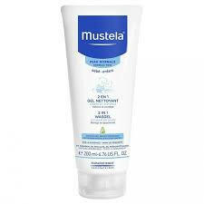 MUSTELA Gel nettoyant 2 en 1 Cheveux et Corps 200ml.