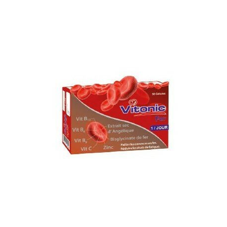 VITONIC Fer, 30 gélules.